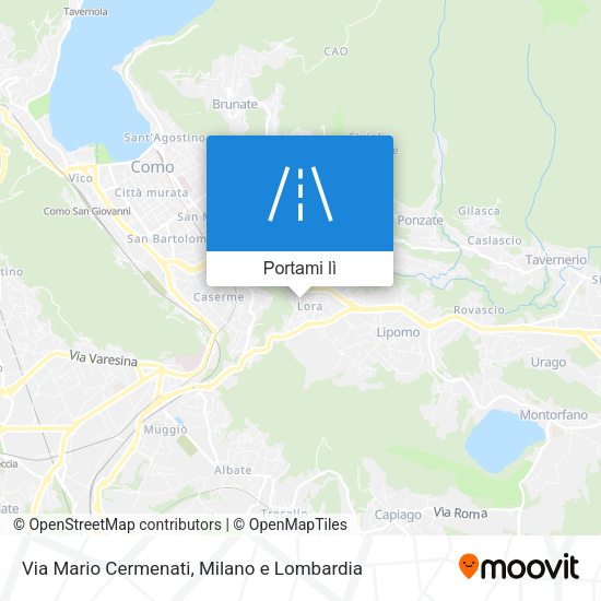 Mappa Via Mario Cermenati