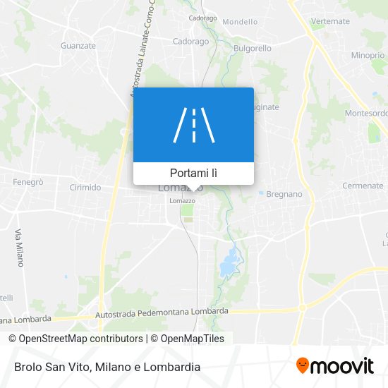 Mappa Brolo San Vito