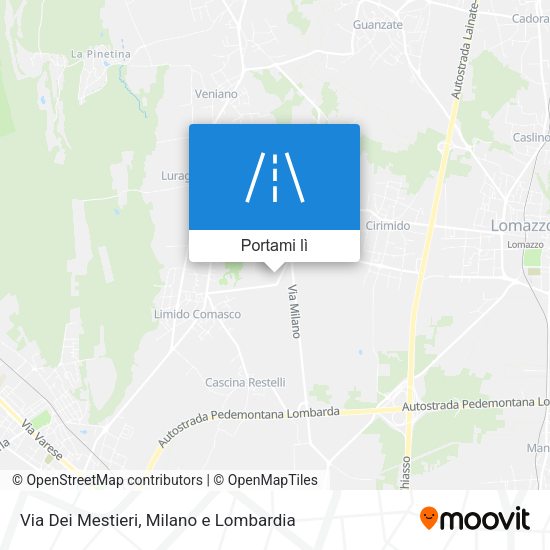 Mappa Via Dei Mestieri