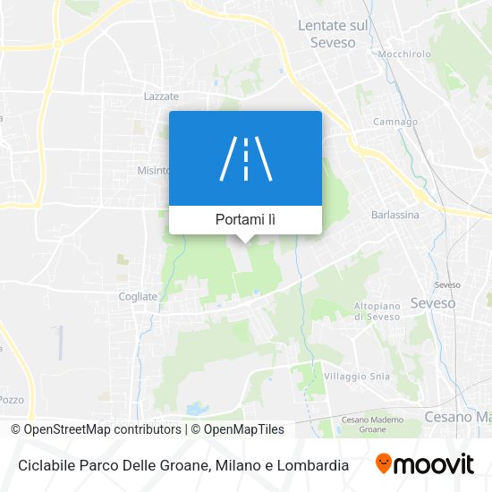 Mappa Ciclabile Parco Delle Groane
