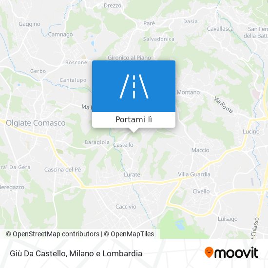 Mappa Giù Da Castello
