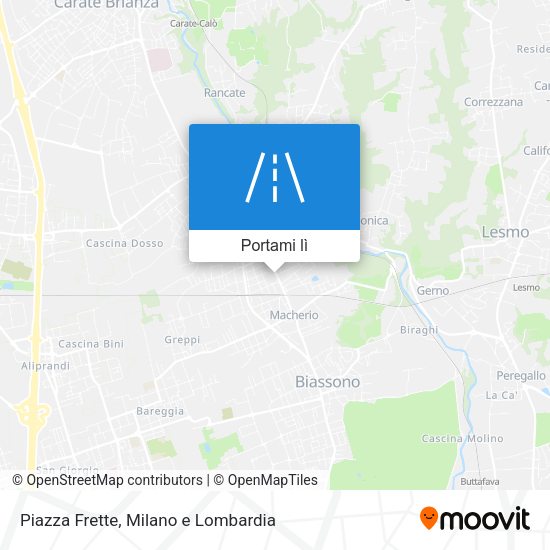 Mappa Piazza Frette