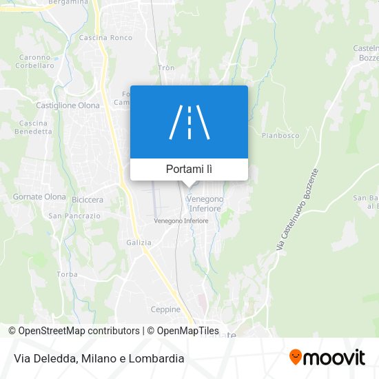 Mappa Via Deledda