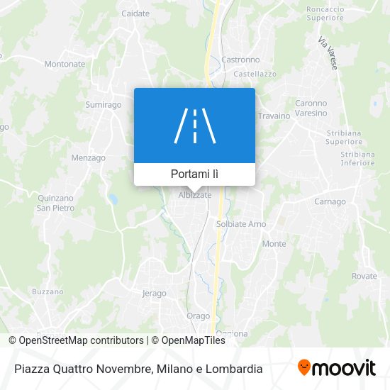 Mappa Piazza Quattro Novembre