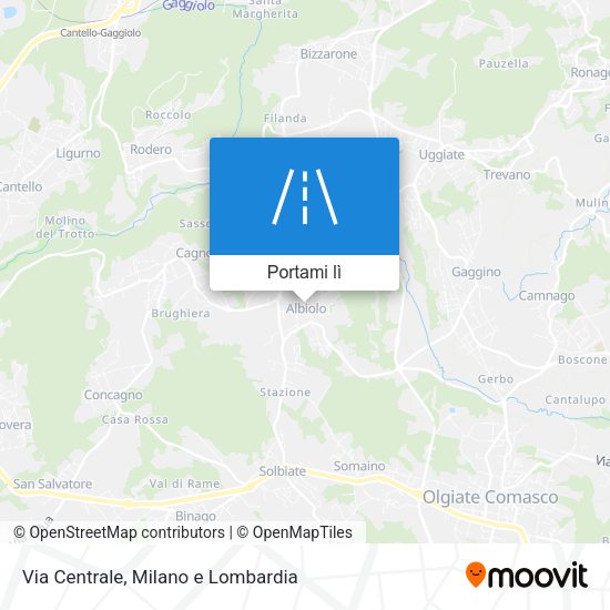 Mappa Via Centrale