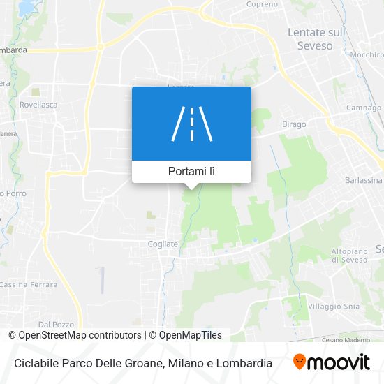 Mappa Ciclabile Parco Delle Groane
