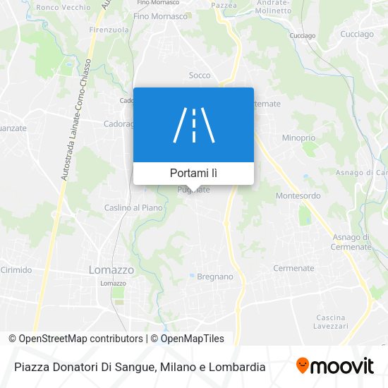 Mappa Piazza Donatori Di Sangue