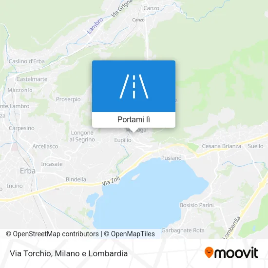 Mappa Via Torchio