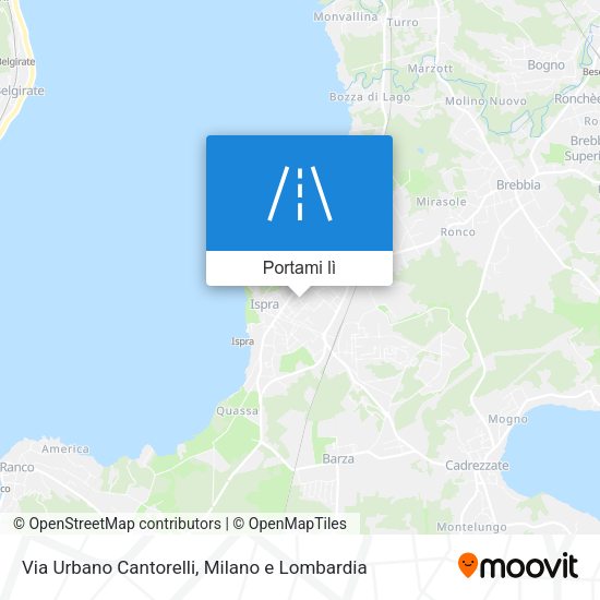 Mappa Via Urbano Cantorelli