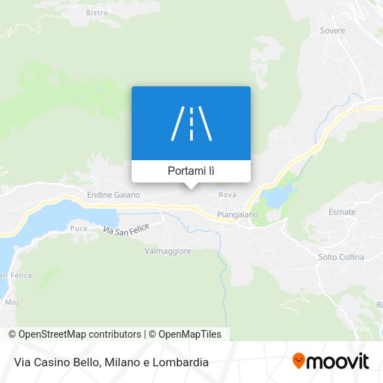 Mappa Via Casino Bello