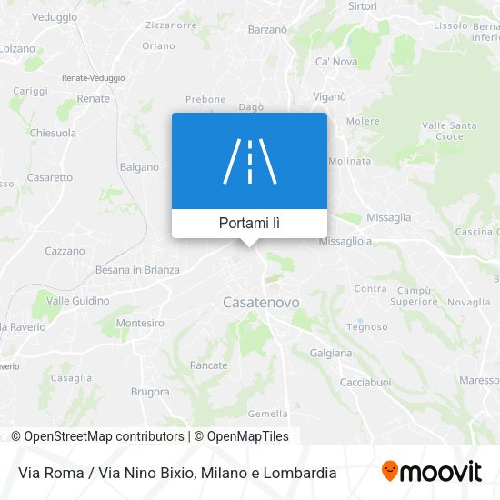Mappa Via Roma / Via Nino Bixio
