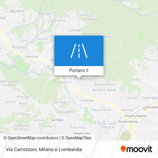 Mappa Via Camizzoni