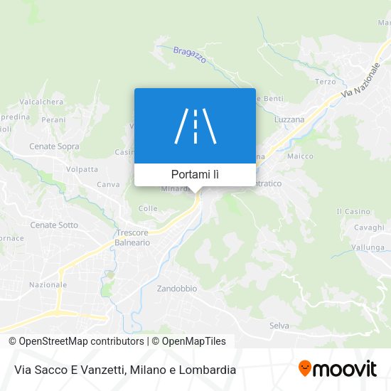 Mappa Via Sacco E Vanzetti