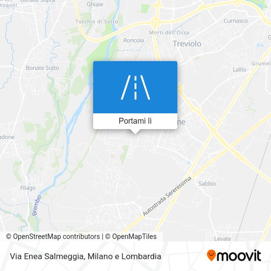 Mappa Via Enea Salmeggia