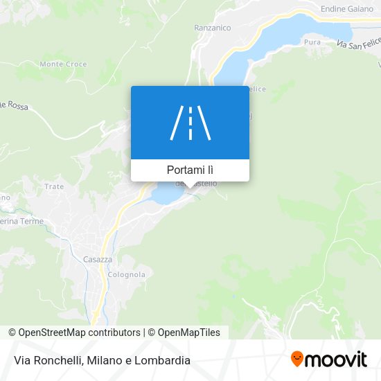 Mappa Via Ronchelli