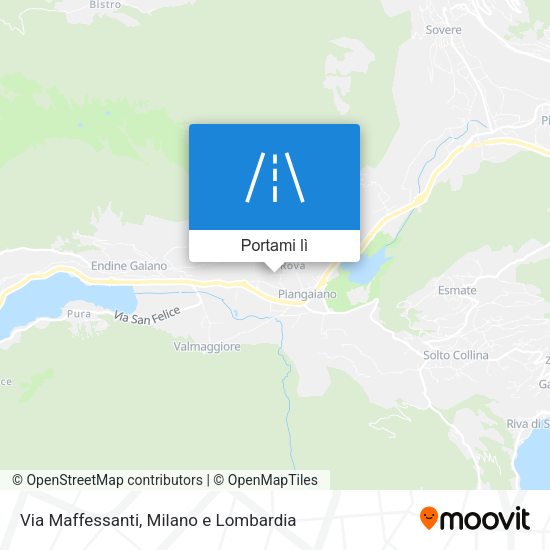 Mappa Via Maffessanti