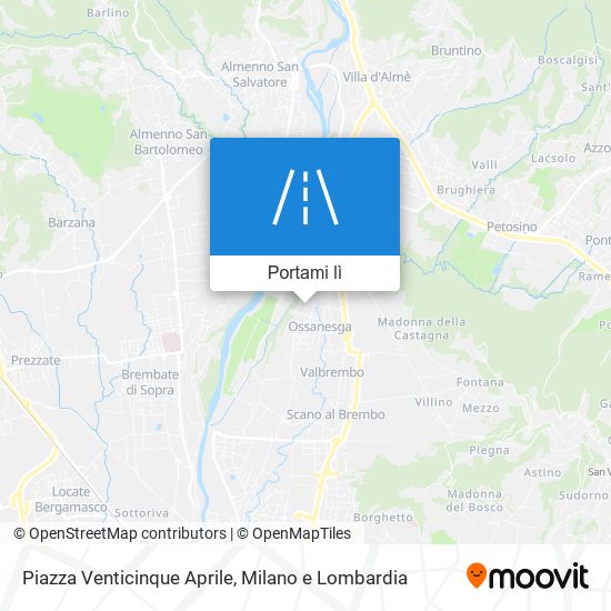 Mappa Piazza Venticinque Aprile