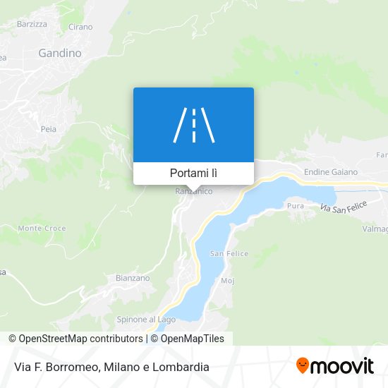 Mappa Via F. Borromeo
