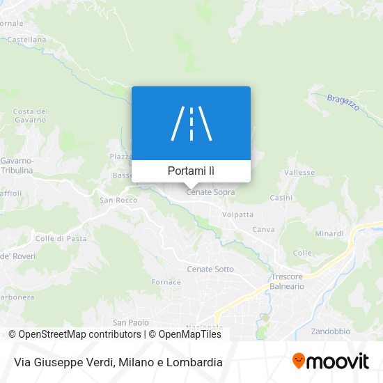 Mappa Via Giuseppe Verdi
