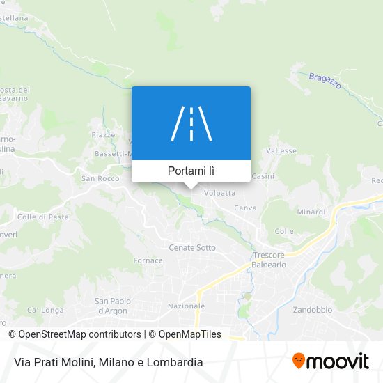 Mappa Via Prati Molini
