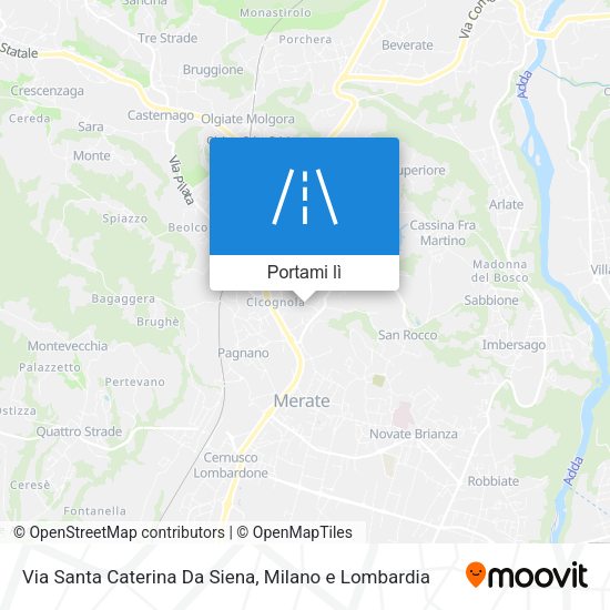Mappa Via Santa Caterina Da Siena
