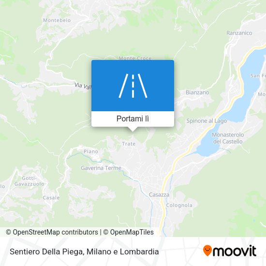 Mappa Sentiero Della Piega