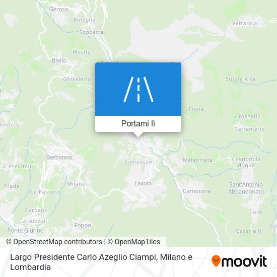 Mappa Largo Presidente Carlo Azeglio Ciampi
