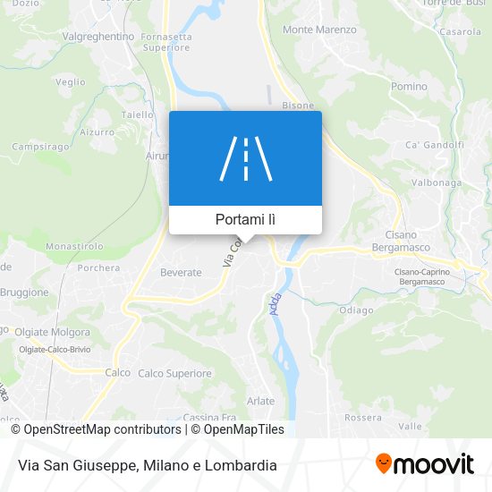 Mappa Via San Giuseppe