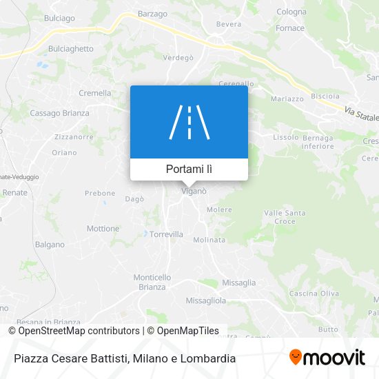Mappa Piazza Cesare Battisti