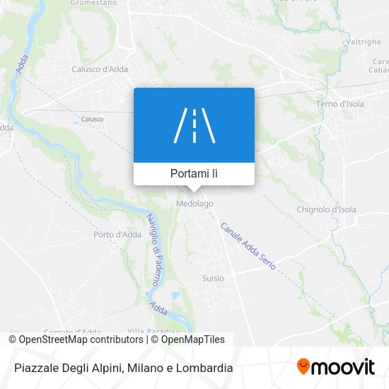 Mappa Piazzale Degli Alpini