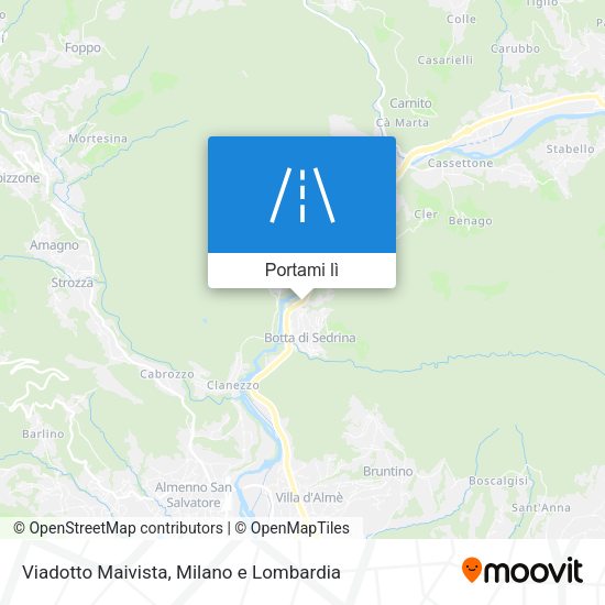 Mappa Viadotto Maivista