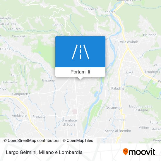 Mappa Largo Gelmini