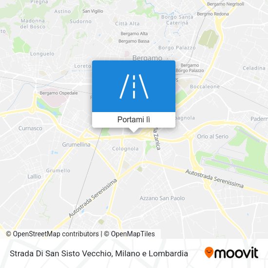 Mappa Strada Di San Sisto Vecchio