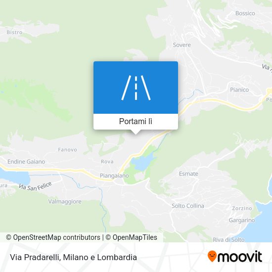 Mappa Via Pradarelli