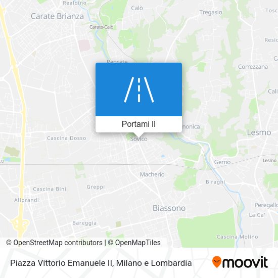 Mappa Piazza Vittorio Emanuele II