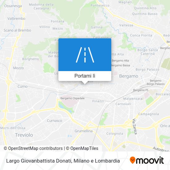 Mappa Largo Giovanbattista Donati