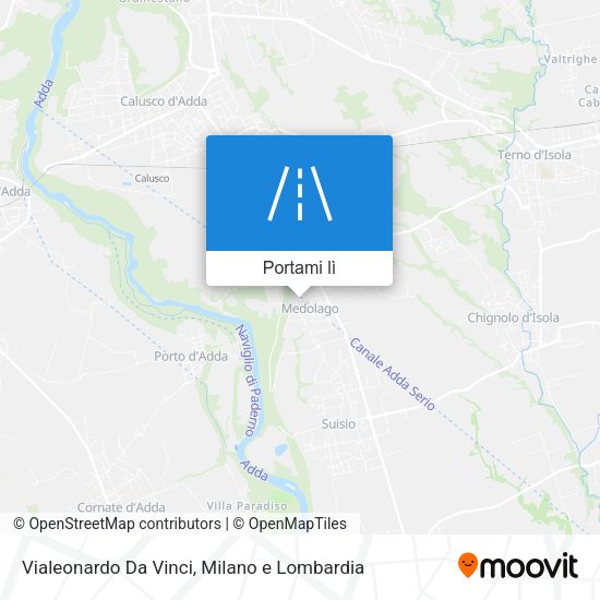 Mappa Vialeonardo Da Vinci