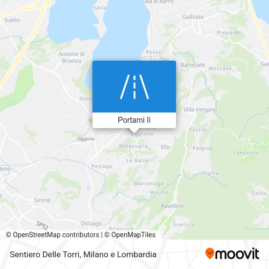 Mappa Sentiero Delle Torri