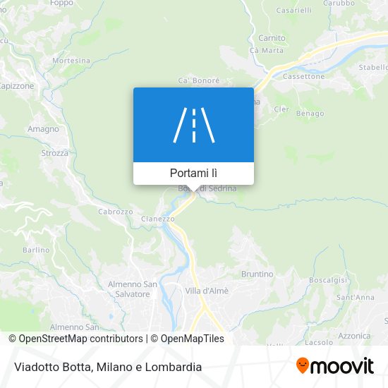 Mappa Viadotto Botta