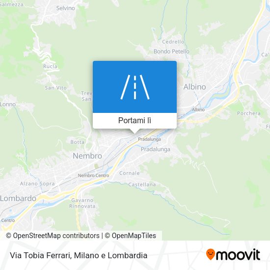 Mappa Via Tobia Ferrari