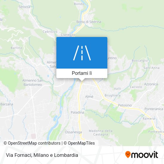 Mappa Via Fornaci