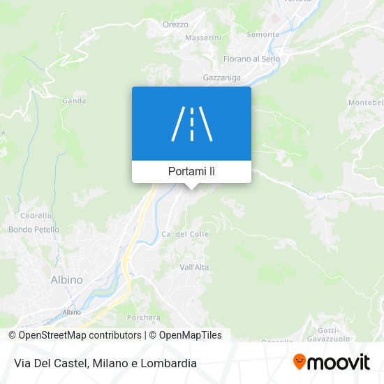 Mappa Via Del Castel