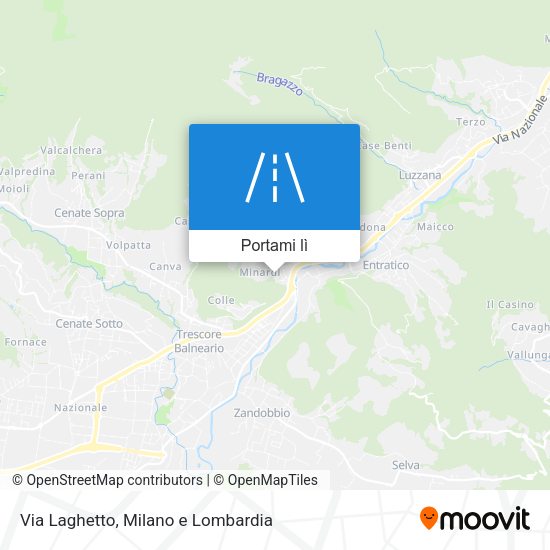 Mappa Via Laghetto