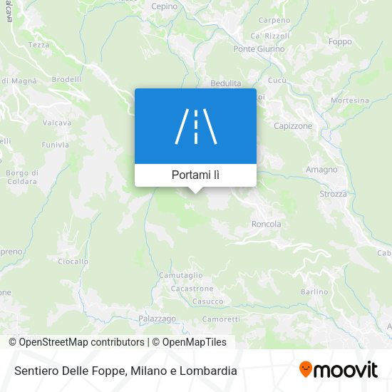 Mappa Sentiero Delle Foppe