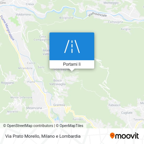 Mappa Via Prato Morello