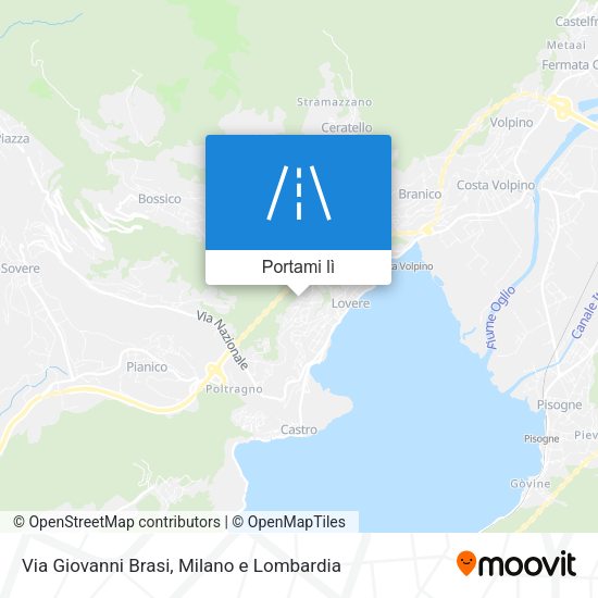Mappa Via Giovanni Brasi