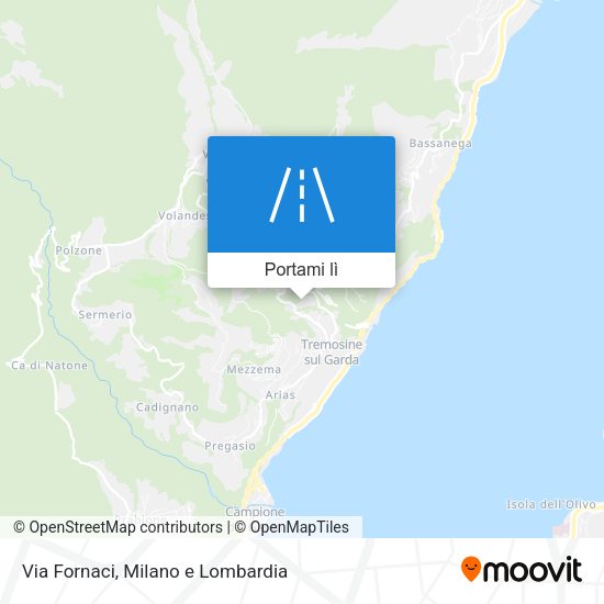 Mappa Via Fornaci