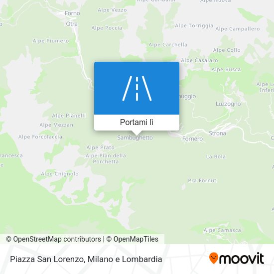 Mappa Piazza San Lorenzo