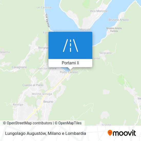 Mappa Lungolago Augustów