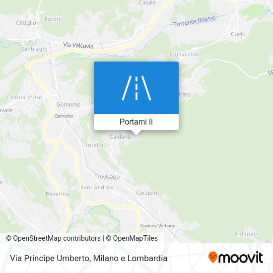 Mappa Via Principe Umberto